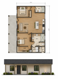 2 Bedroom | 2.5 Bath | 1,199 SF ADU with 280 SF Covered Patio